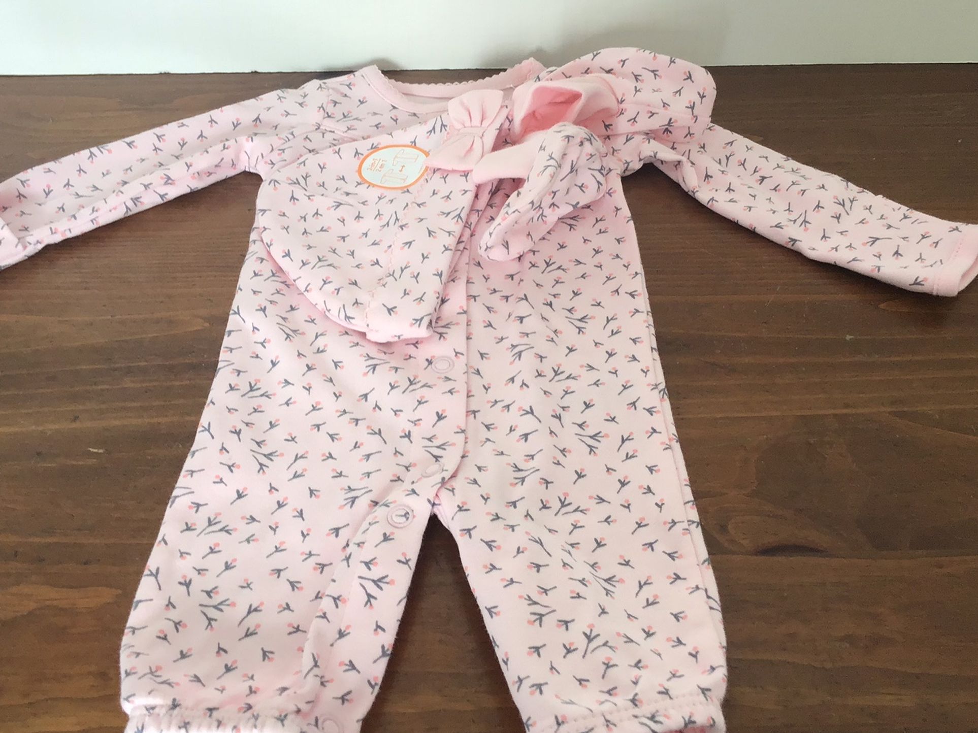 NEW! Just One You Carter’s NB Sleeper, Cap And Booties