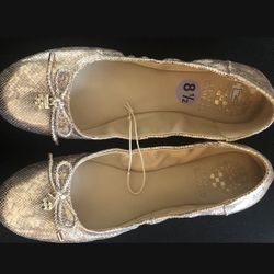New Golden snake Skin Vince Camuto Flats