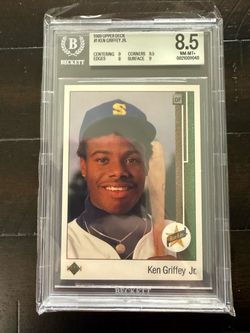 1989 Upper Deck Ken Griffey Jr. Rookie Card BGS 8.5