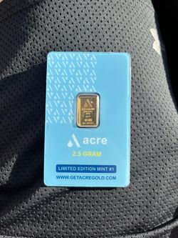 Acre 2.5g of pure gold