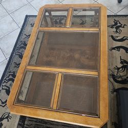Coffee Table Wood And Glass