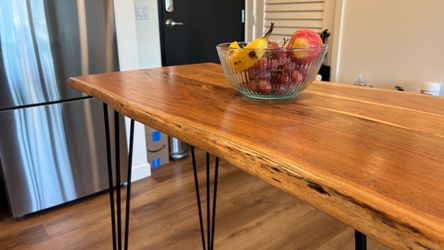 42” Bar Height Live Edge Table