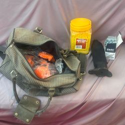 Soft air ammo with air gun cartridges 