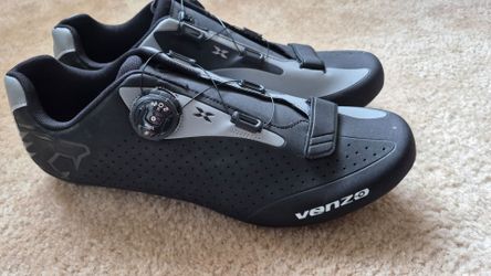 Venzo Road Cycling Shoes Black