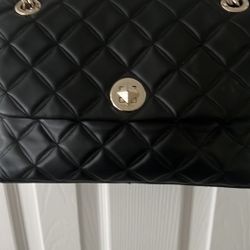 Kate Spade Natalia Black Quilted Leather Shoulder Bag