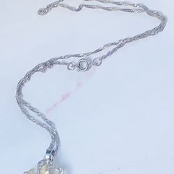 Vintage Sterling Silver Necklace 