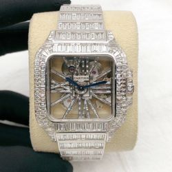 SKELETON ICED OUT CHANDELIER VVS1 WATCH