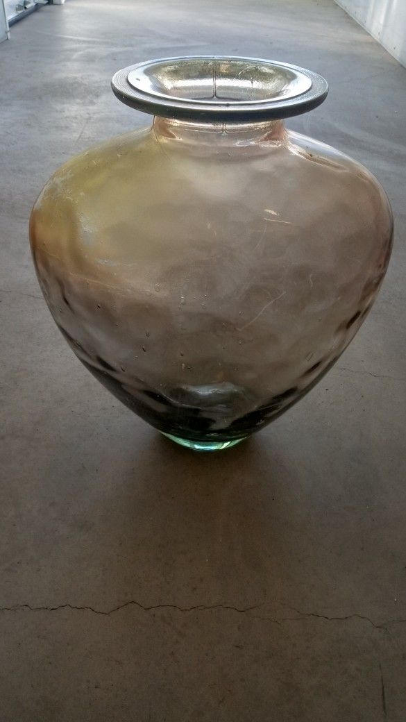 Crystal Flowers Vase
