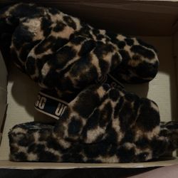 Ugg Cheetah Slides 