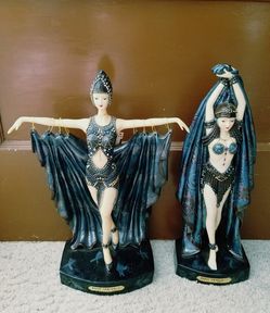Set of 1930s Objet' d Elegance Art Deco Figurines