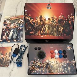 NubyTech Official Street Fighter Anniversary Edition Arcade Stick