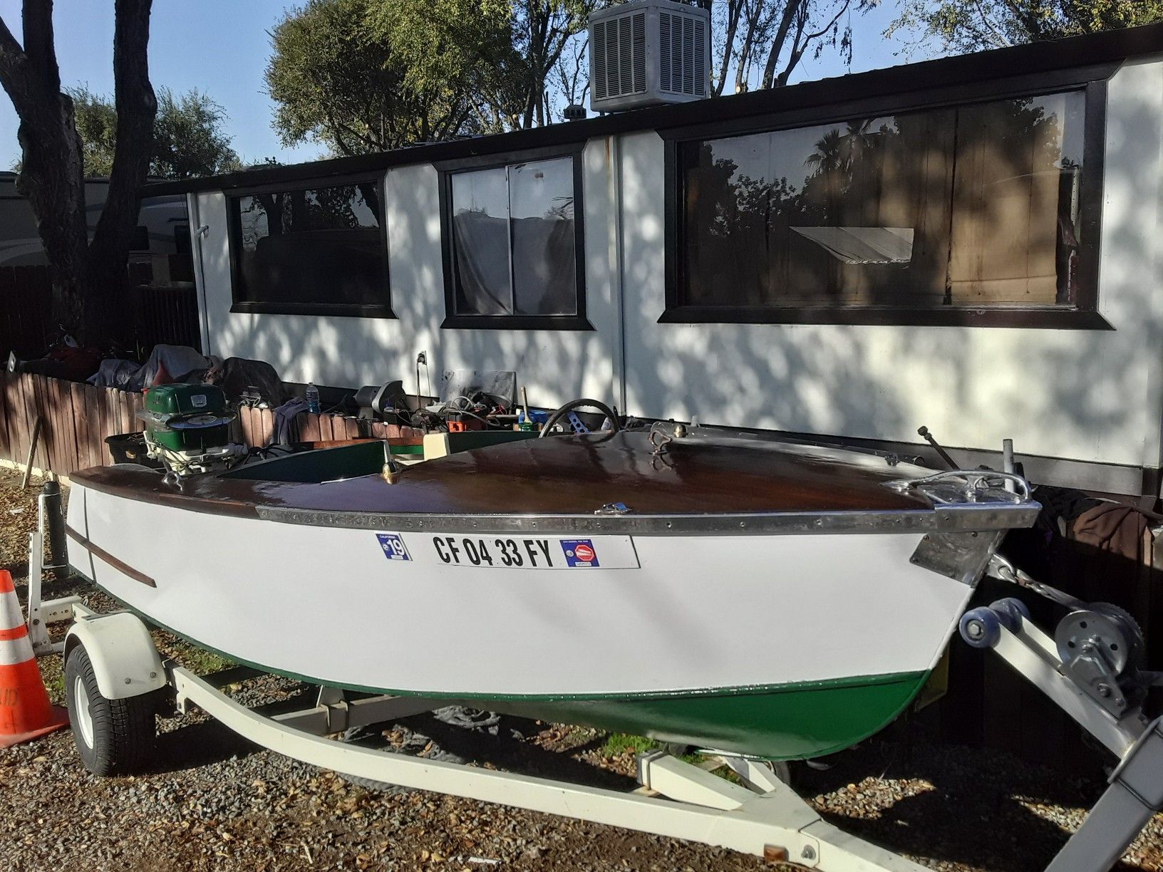 1946 rockholt 16ft wood boat