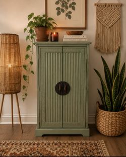 Boho Accent Cabinet / Storage Cabinet
