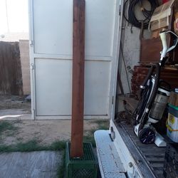 Redwood fencing planks