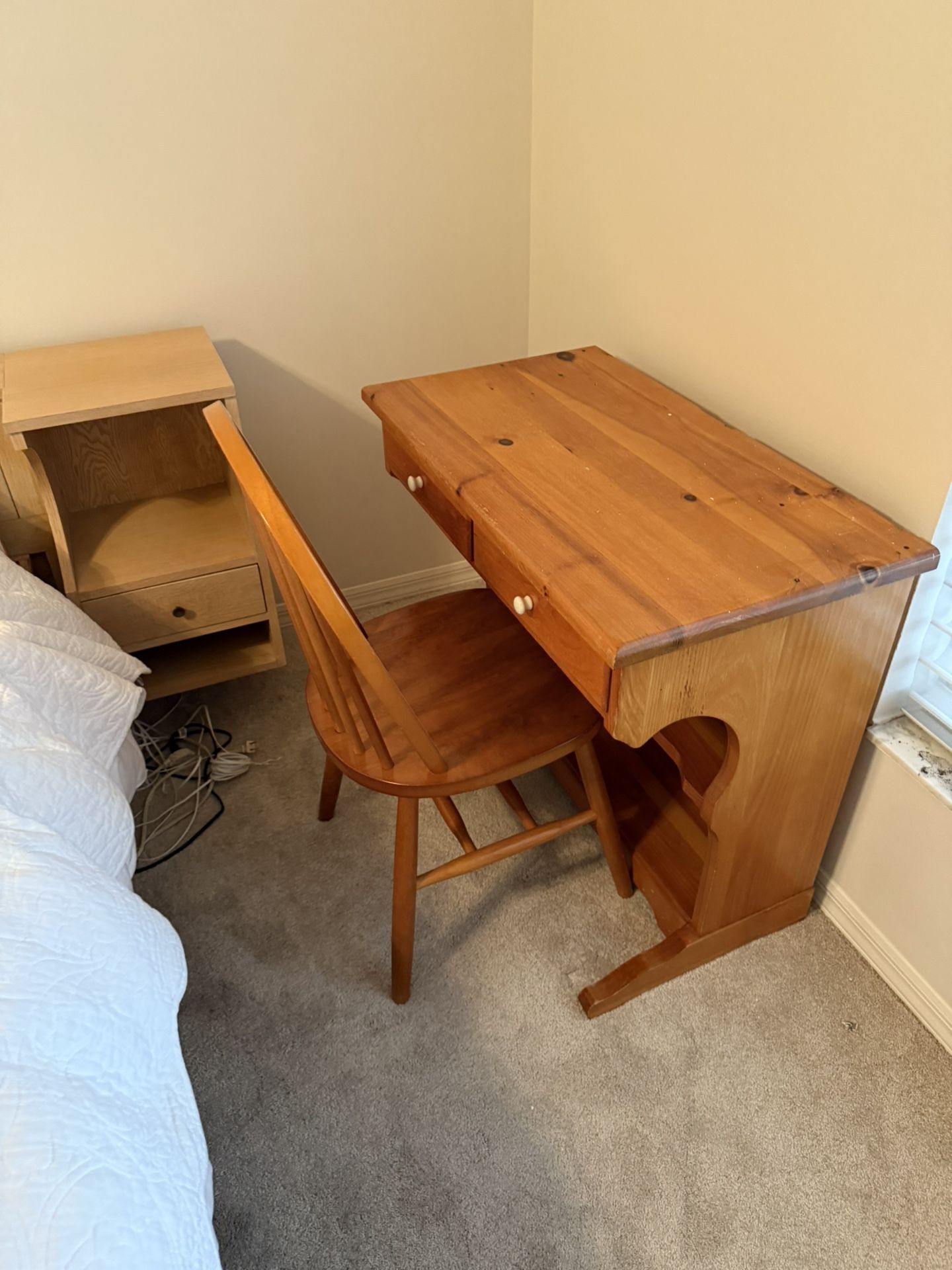 Antique Wood Writing Desk
