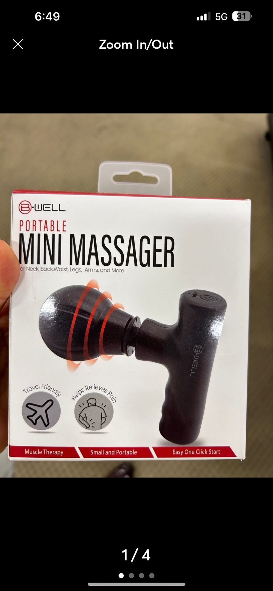 NWT Portable mini massager