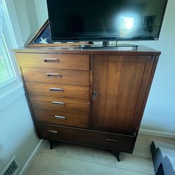 Mid-Century Style Wardrobe / Dresser – $130 OBO
