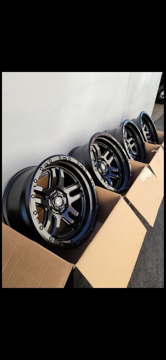 20x10 Fuel wheels/rims matte satin black