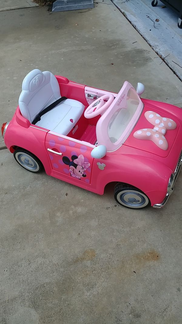 minnie mouse power wheel scooter