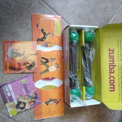 Zumba Toning Sticks Exercise Dvd Workout Set