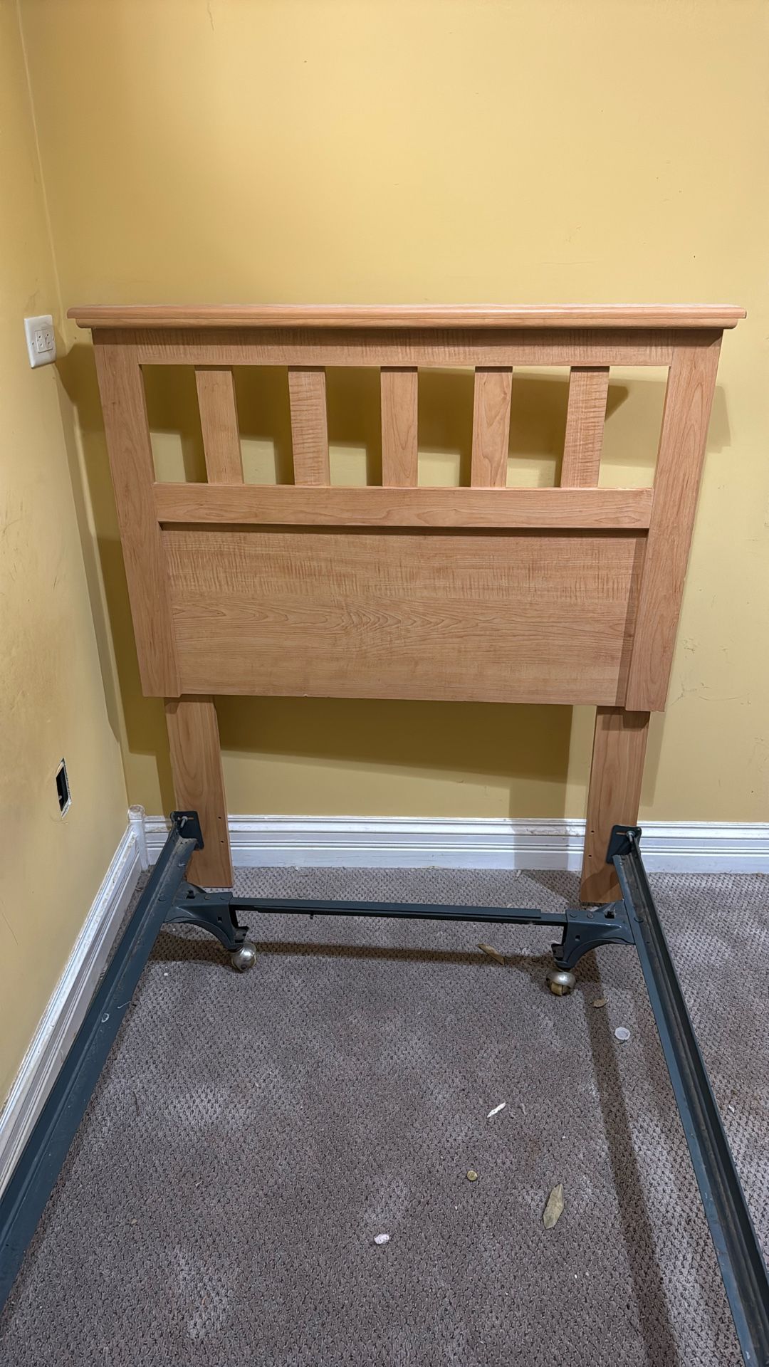 Free Twin Size Bed Frame With Headboard