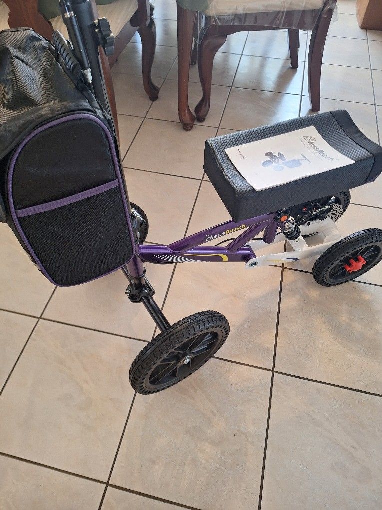 Knee Scooter Brand New, Purple And White One