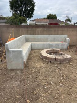 Concrete  kitchens  benches and more.