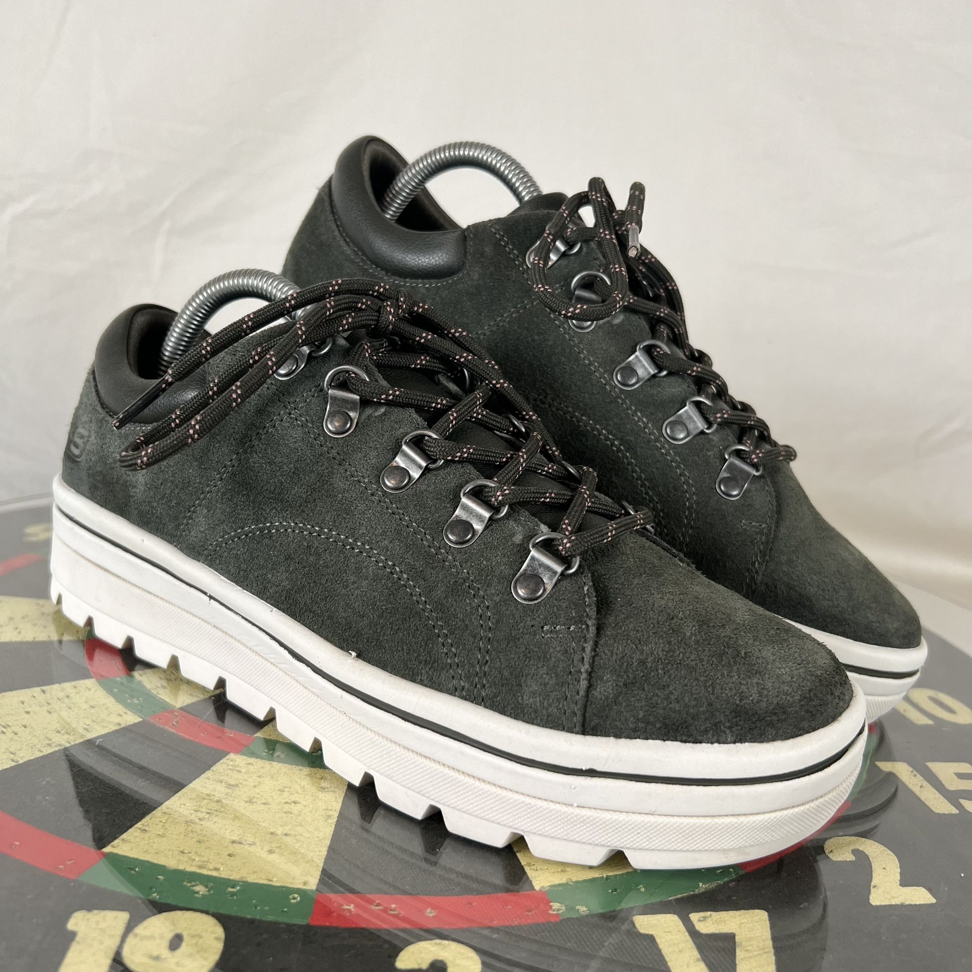 Skechers Street Cleats 2 Suede Shoes Sneakers Lug Sole Platform Women’s Size 9.5