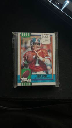 barry sanders and john elway cards 