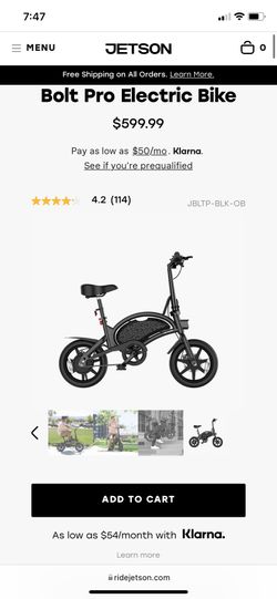 Bolt Pro Electric Foldable Bike