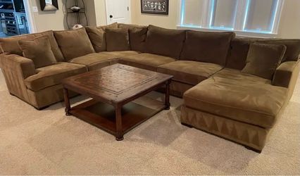 Sectional couch and coffee table