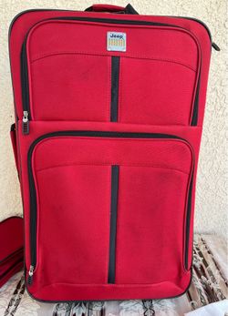 Jeep Red Rolling Luggage Sets.