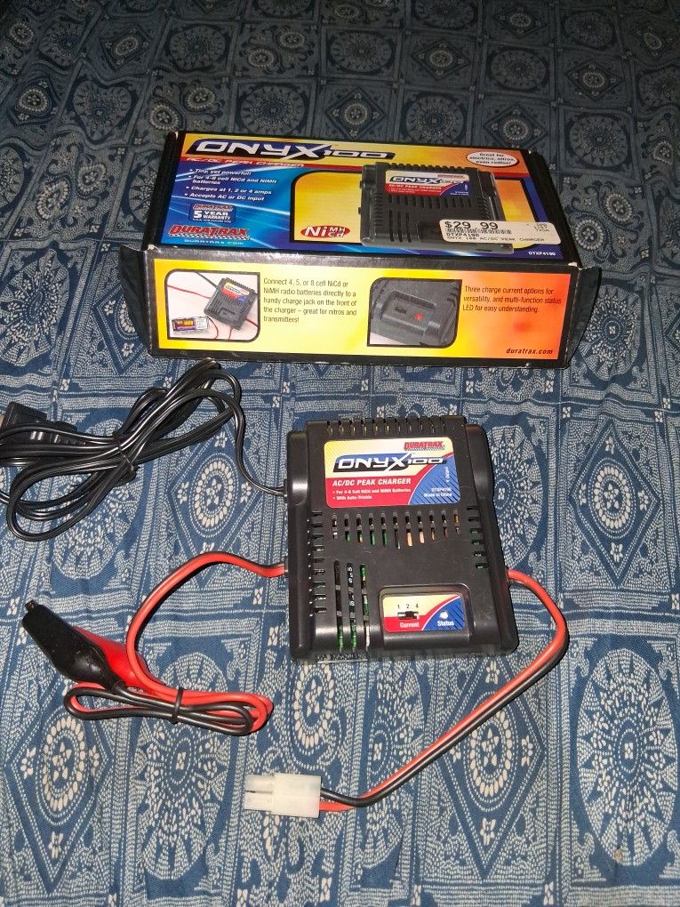 Onyx Ac/DC Rc Battery Charger For 4-8 Cell Nicd And Nimh Batteries Charges At 1,2,or 3amps Firm Price $25