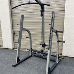 Squat Rack With Lat Pull Down 