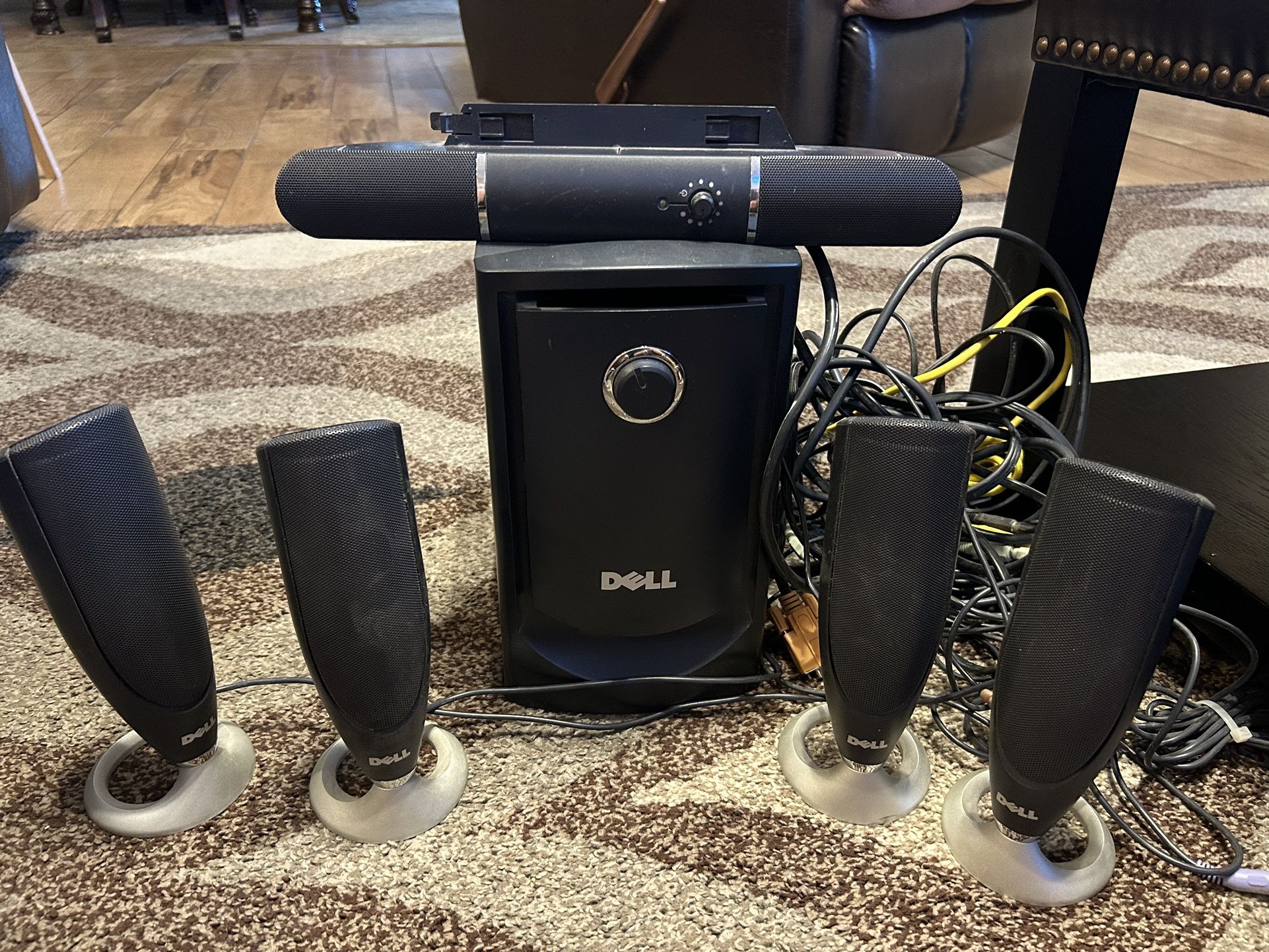 Dell MMS 5650 Surround Sound 5.1 Home Theatre System PC Speakers