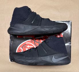 Nike Kyrie 2 Triple Black Men’s size 9 Basketball Shoes Rare!