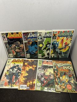 8 Comic Lot Punisher #16 #17 #30 #32 #44 #68 Howard Duck Ghost Rider