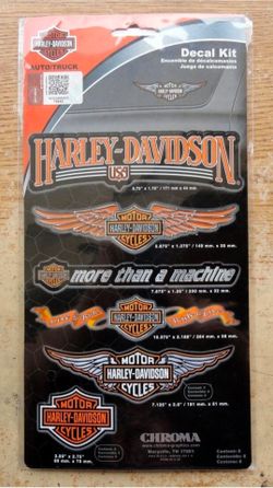Chroma Graphics Harley-Davidson Vinyl Decal Kit (Model 3900)