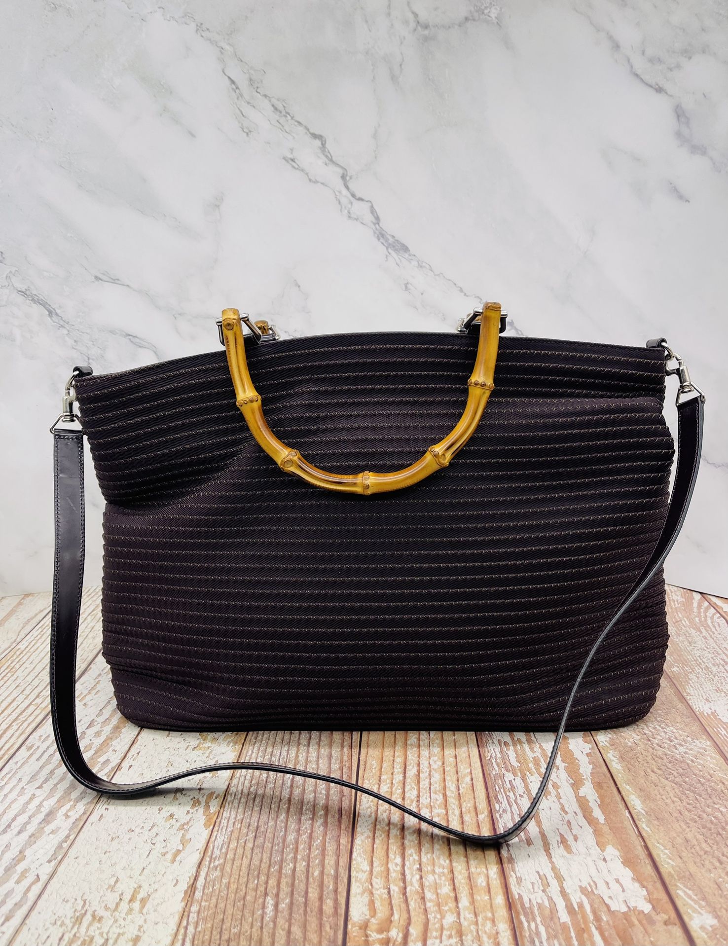 GUCCI BAMBOO TOTE BAG