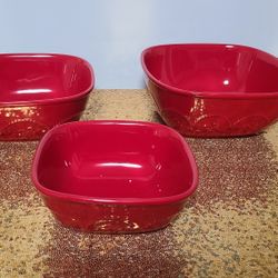 Princess House Juego De 3 Tazones Para Servir En Oferta 