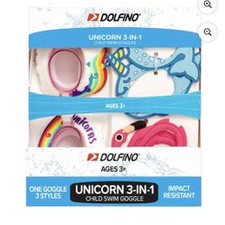Dolfino 3-in-1 Swim Goggle 