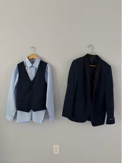 Formal wear 4 piece suit…Shirt/Blazzer/Vest/Slacks