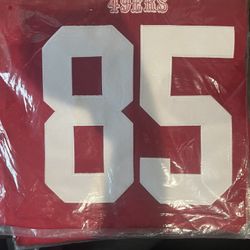 2X Red Stitched, George Kittle Captain Jersey