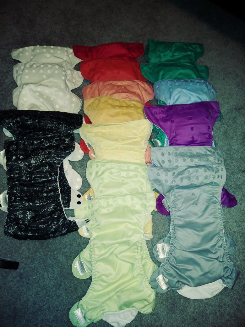 Cloth Diaper Lot -33 diapers (Charlie Banana, Bum Genius And Katy)