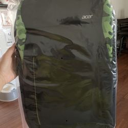 Acer Laptop Backpack w/ Interior&Exterior Pockets, Black/Green Camo UP TO 15.6'' NOTEBOOKS