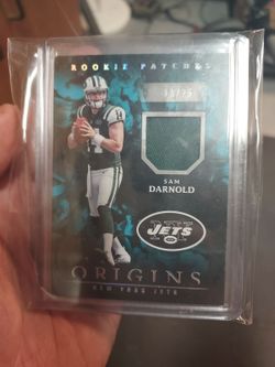 2018 Panini Origins Sam Darnold Rookie Patches 18/25