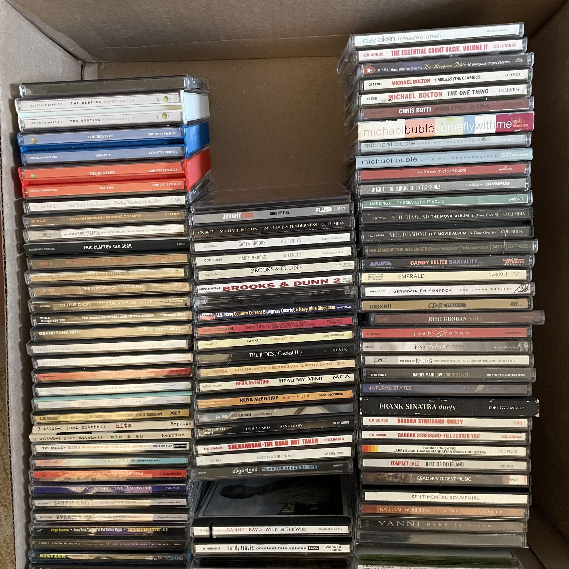 90 Used CDs- Rock Country Jazz