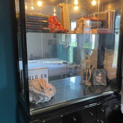 Art Deco Mirror Cabinet W Lighting