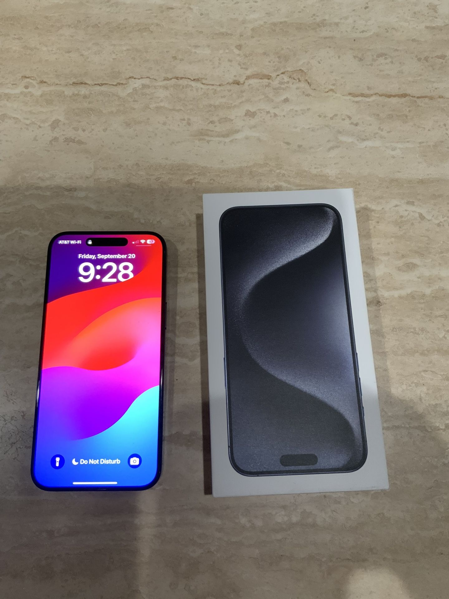 iPhone Pro Max 15 1TB Blue Titanium 