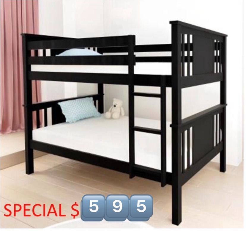 Twin/Twin Bunk New Bed Sale w/Mattress